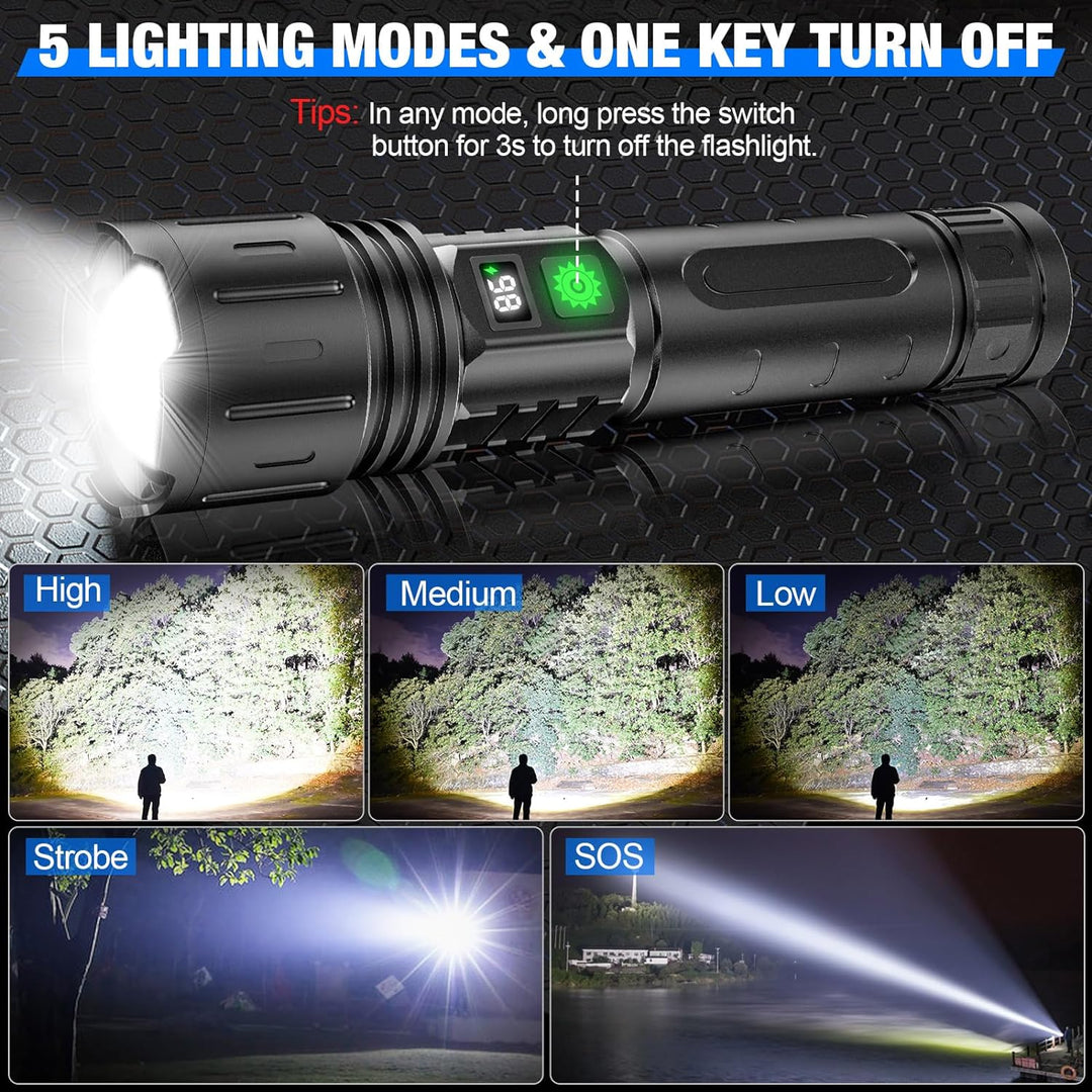 Den lyseste lommelykten i verden – 100 000 lumen | Luvikno