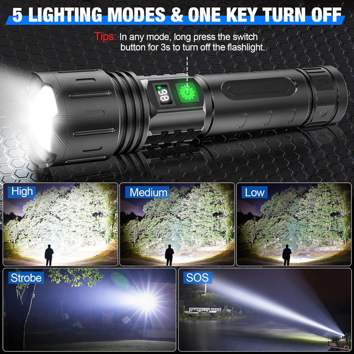 Den lyseste lommelykten i verden – 100 000 lumen | Luvikno