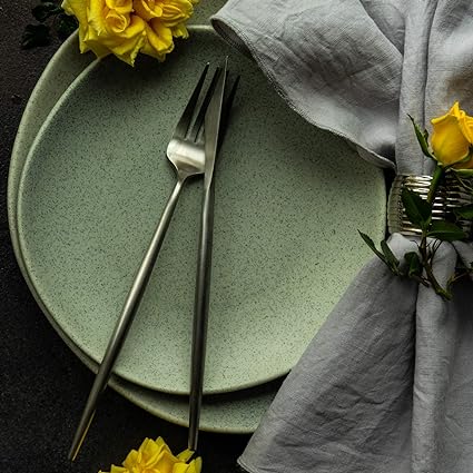 Luvikno | Minimalistisk Bestikk 36 Stykker I Rustfritt Stål: Eleganse Og Holdbarhet