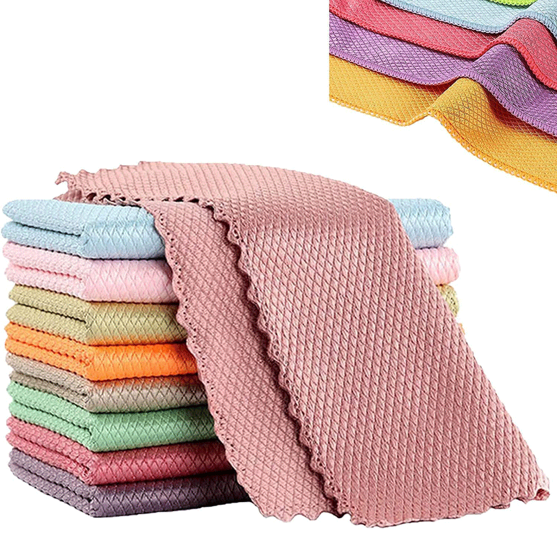 Fiskeskala Mikrofiber Poleringsrengjøringsklut | Luvikno