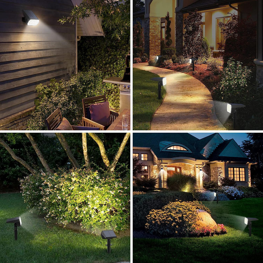 ÉclatSolaire – Stilig Solhage Lampe med LED Belysning Luvikno