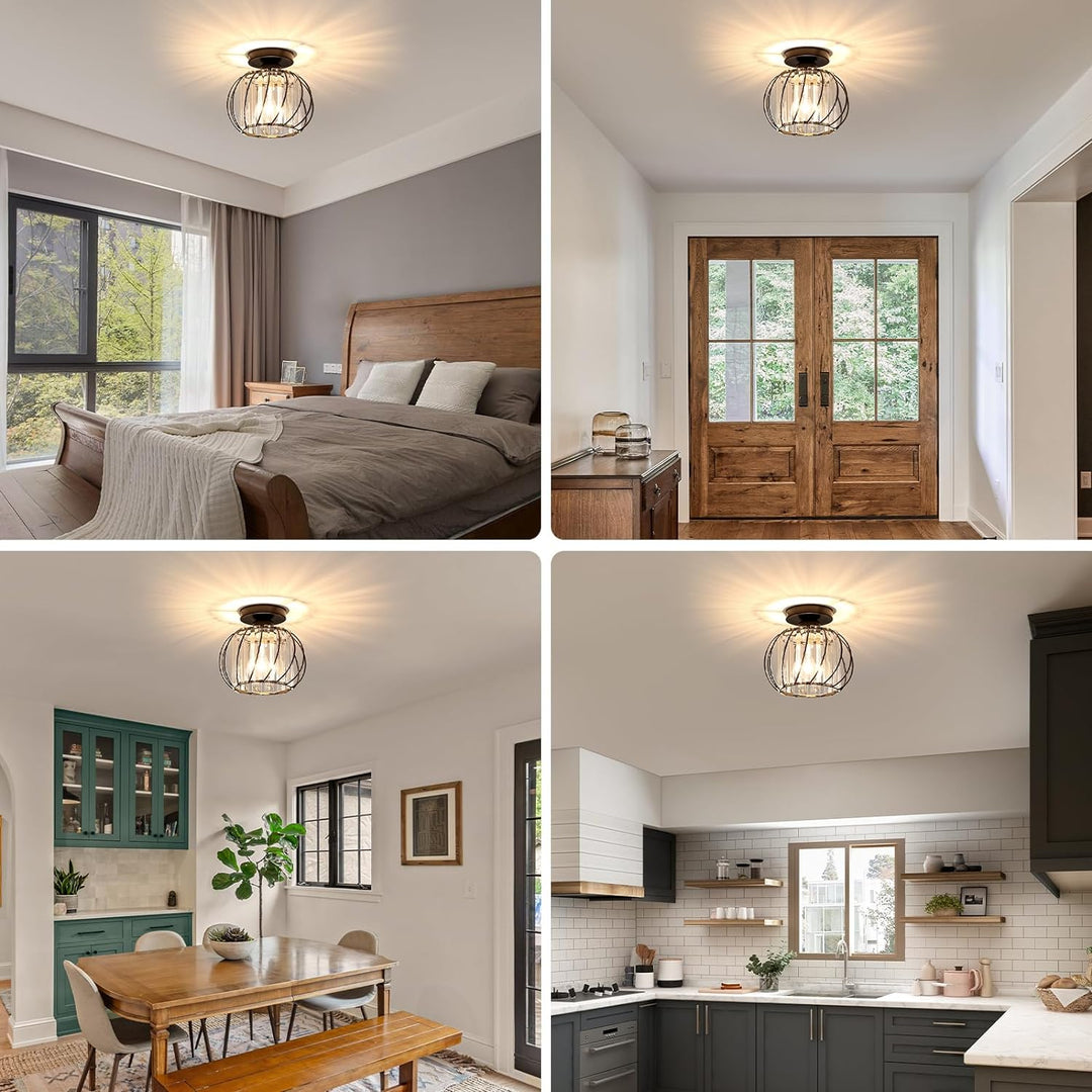 Glass Ceiling Light | Luvikno