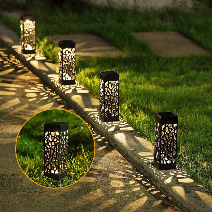 12X Solar Lights LED Sti Lys Hage Belysning | Luvikno