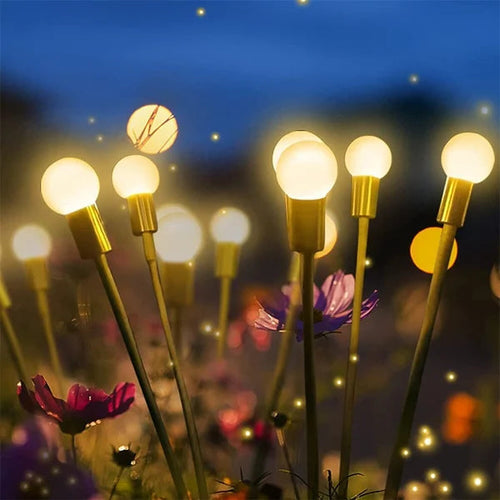 Solar Garden LED Firefly Plug-in Light | Luvikno
