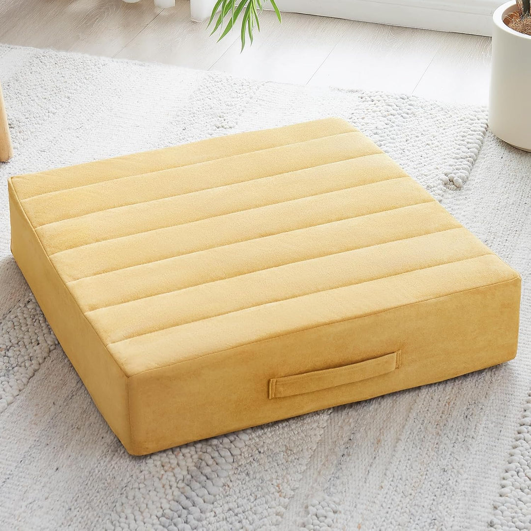 ZenCushion - Luksus Meditasjonspute med Komfortabelt Trekk Luvikno