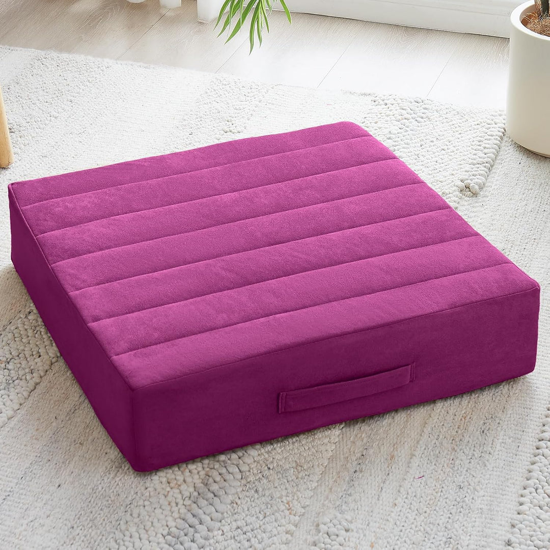 ZenCushion - Luksus Meditasjonspute med Komfortabelt Trekk Luvikno