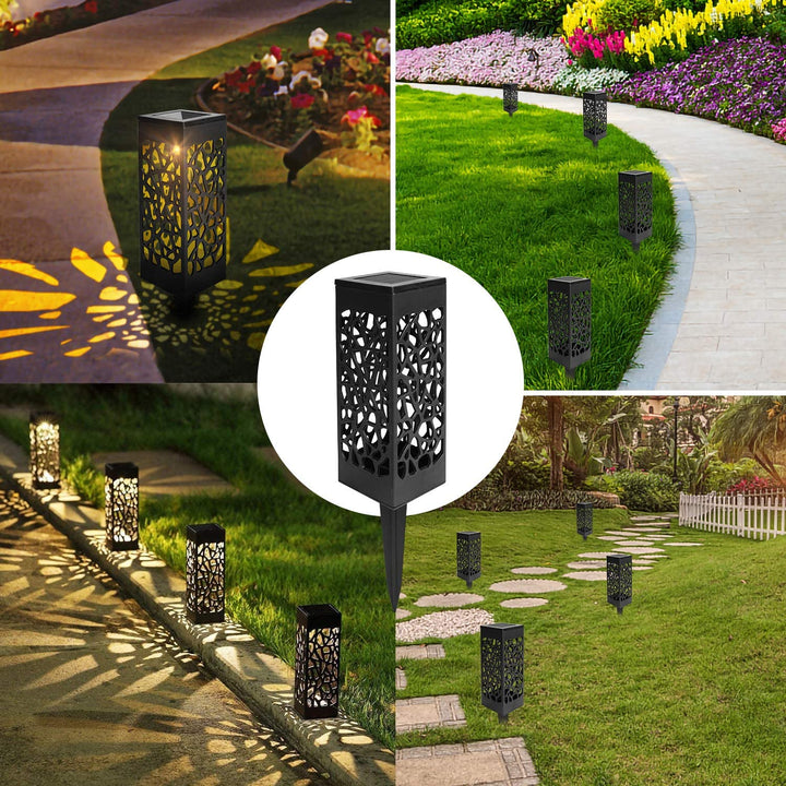 12X Solar Lights LED Sti Lys Hage Belysning | Luvikno