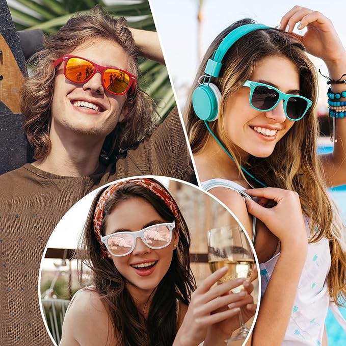 Klassiske 80-talls retro polariserte solbriller - Jamie | Luvikno
