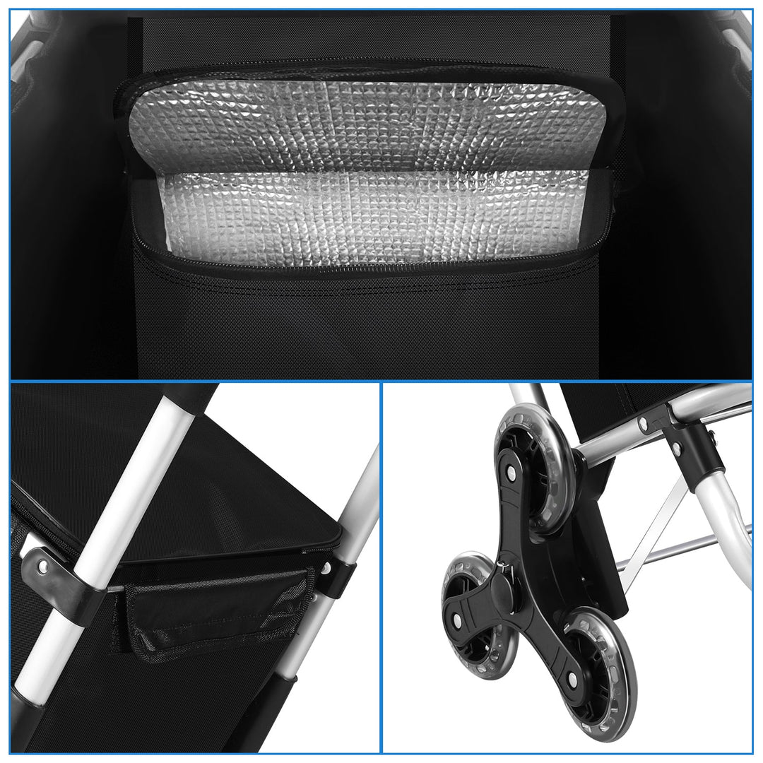 Shopping trolley shopping roller foldable 40L | Luvikno