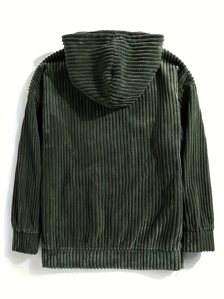 Luvik | Cordfløyel Komfort Hettegenser Sweatshirt