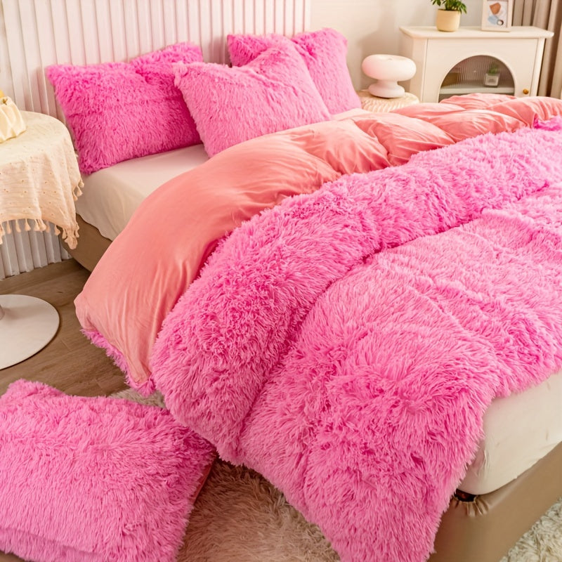 Luvikno | Ultra Soft Plush Duvet Cover Set with Zipper - Luksus & Komfort