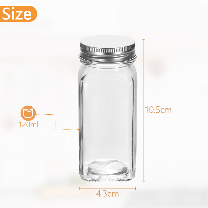 Flip Top Kryddesky Container 12 Stykker | Luvikno