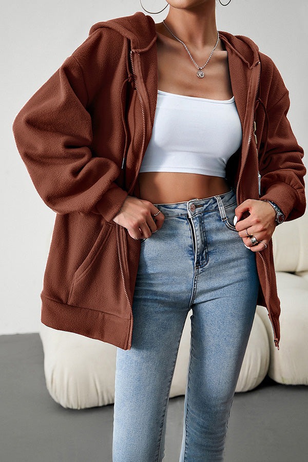 Luvik | Ledig strikk cardigan med hette