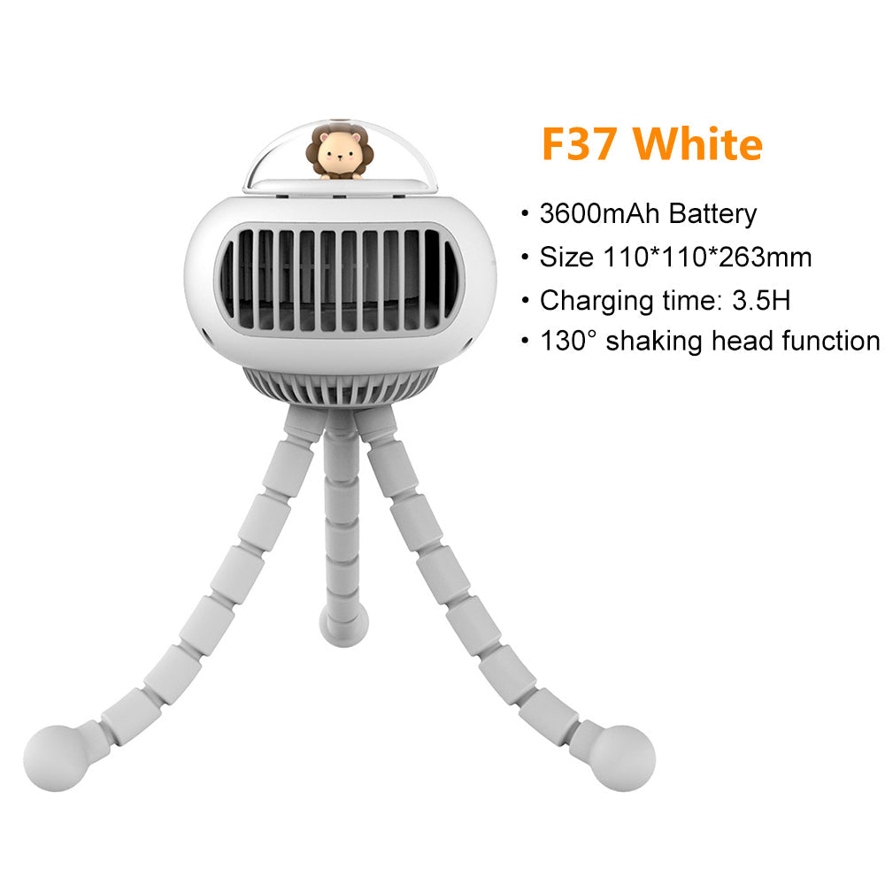 Lovelyst Cartoon Portable Safe Stroller Fan | Luvikno