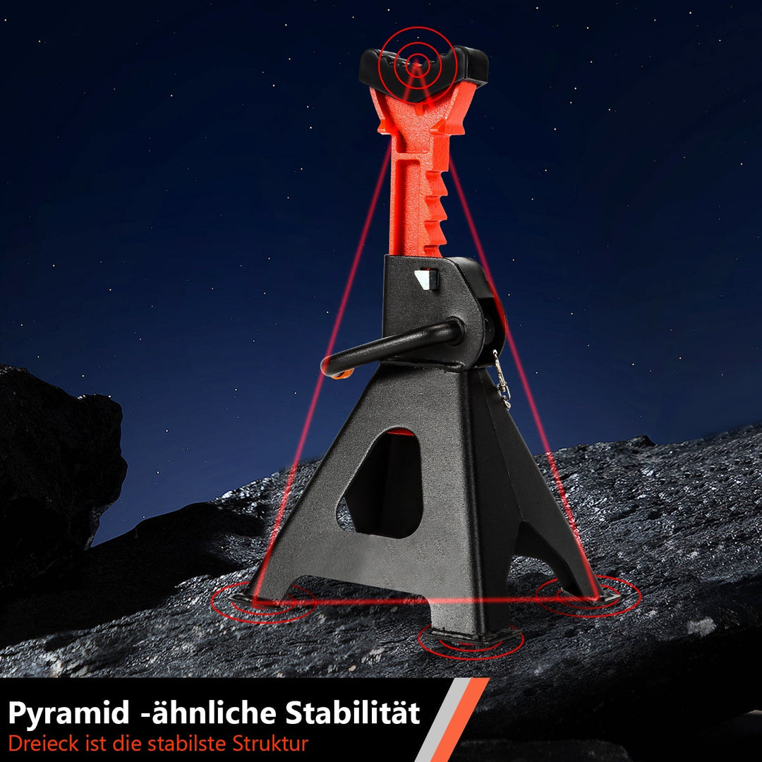 Heavy Duty Support Stand 3T 2 Pieces | Luvikno