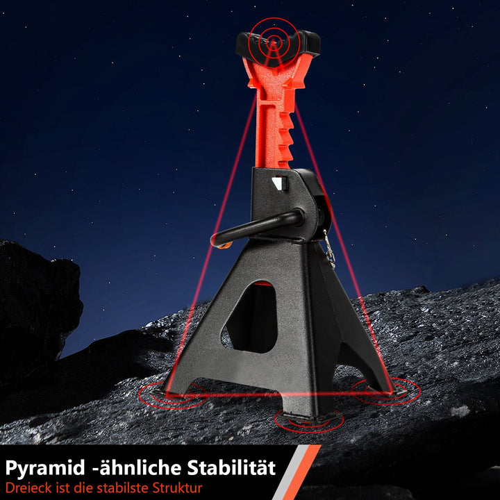 Heavy Duty Support Stand 3T 2 Pieces | Luvikno