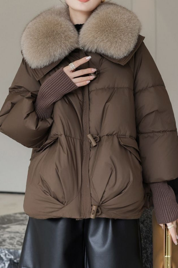 Luvik | Omvendt Kort Puffer-jakke