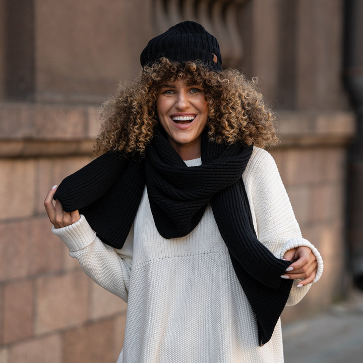 CozyMerino Beanie - Luksus Merinoullhatt for Damer Luvikno