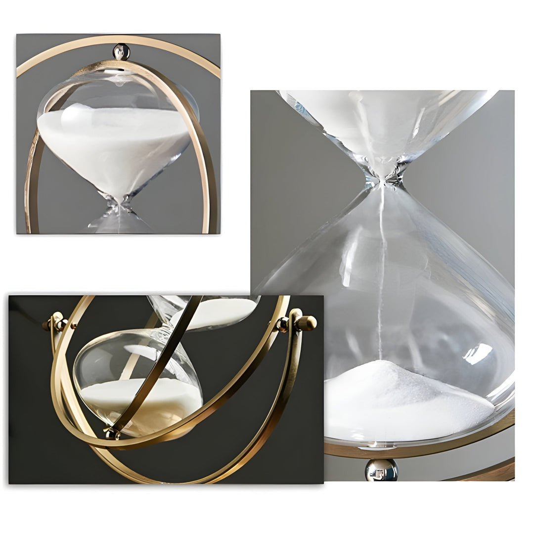 Elegant timeglass med beroligende sandflyt og stilLuvikno