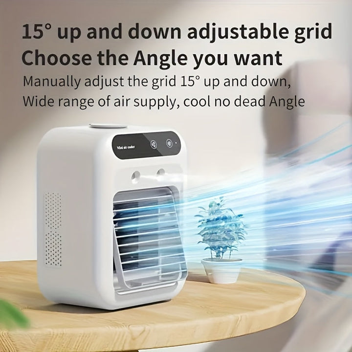 BriesKoel Mini Air Cooler med Vifte og Luftfukter | Luvikno