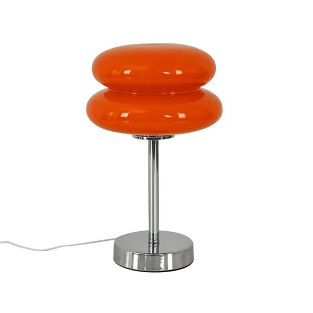Bordlampe Retro Glasskjerm Luvikno