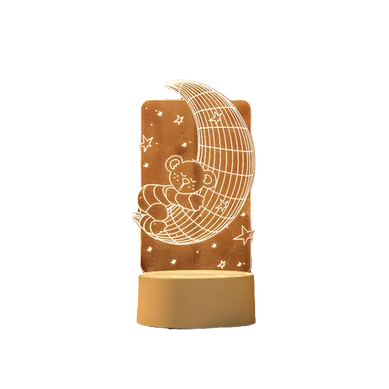 3D Nattlys Usb Luvikno