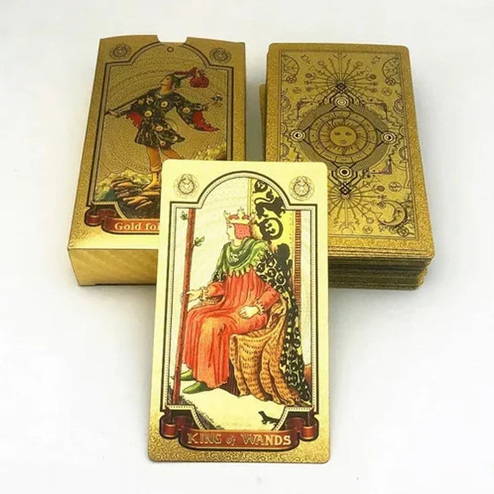 Luvikno | Utforsk den mystiske verden av tarot Gullfarget tarot