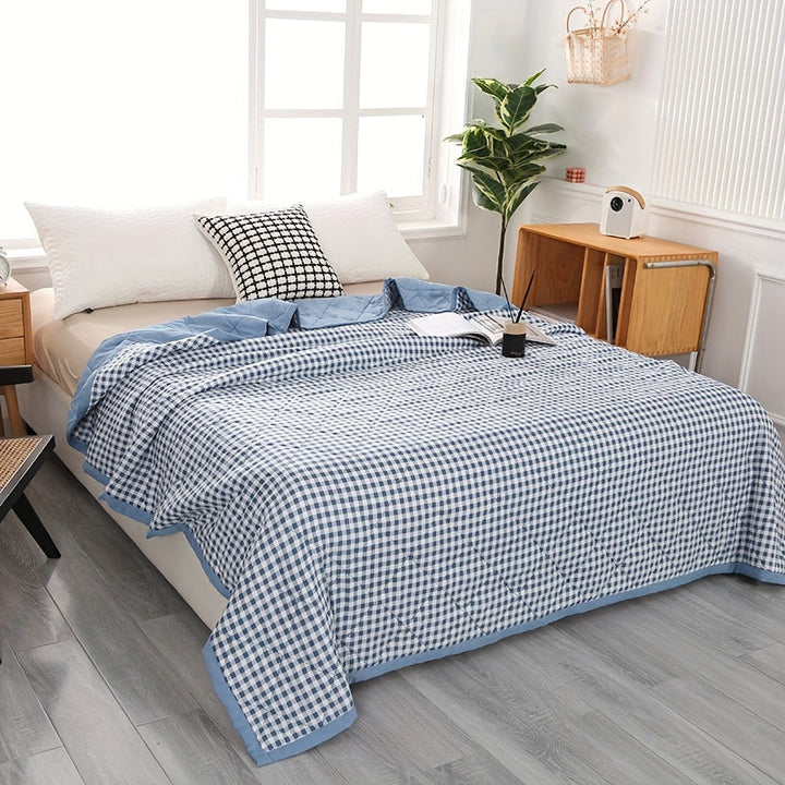 Luvikno | Elegant Preppy Rutete Sommeteppe for Kule Netter