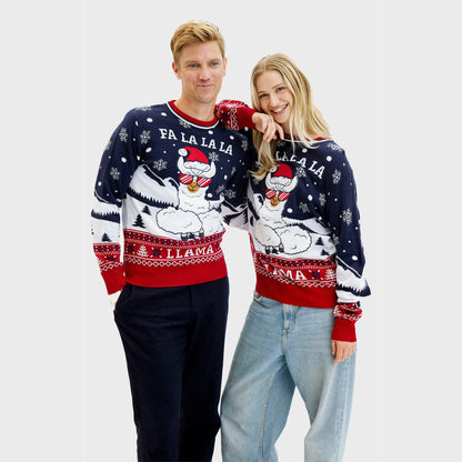 Luvik | Fa La La La Llama Neule - Miehet