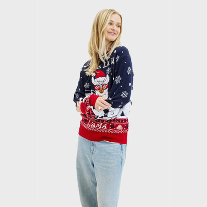 Luvik | Fa La La La Llama neule - Naiset