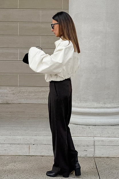 Luvik | Minimalist Valkoinen Trenssitakki