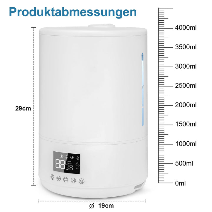 4L Topp Fylling Luftfukter med Fjernkontroll | Luvikno
