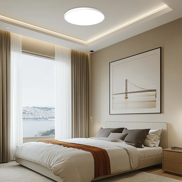 Taklys Rund LED Moderne Flush Fixture Luvikno
