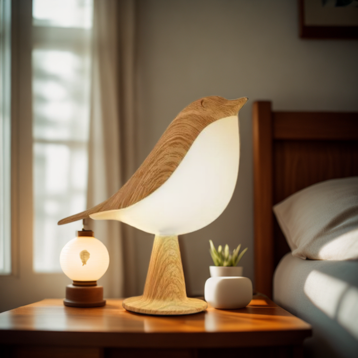 CalmaBird – Beroligende lys og aromaterapi for umiddelbar avslapning Luvikno