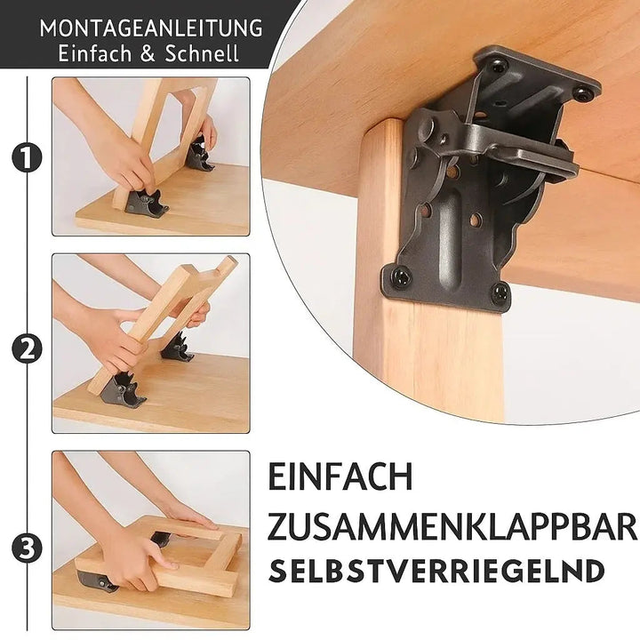 Luvikno | Ultrakraft Foldseng — Så sikker at bordet ditt aldri vingler igjen, uansett hvor tung lasten er!
