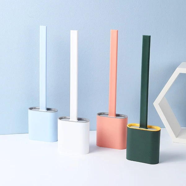 Luvikno | FlexiClean Toalettbørste – Bakteriefri Silikon Design for Enkel Rengjøring