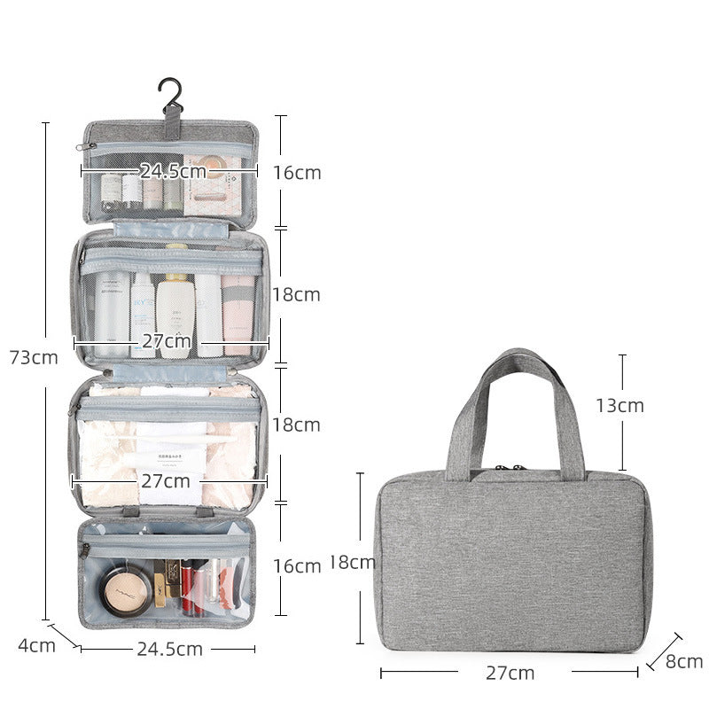 Luvikno | Store kapasitet reise toalettmappe