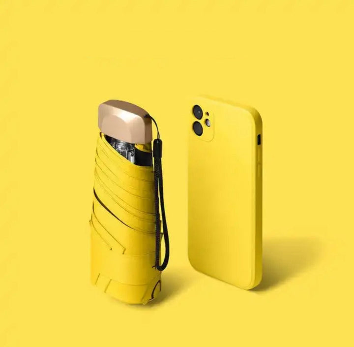 Mini Pocket Paraply UV Beskyttelse Kompakt | Luvikno