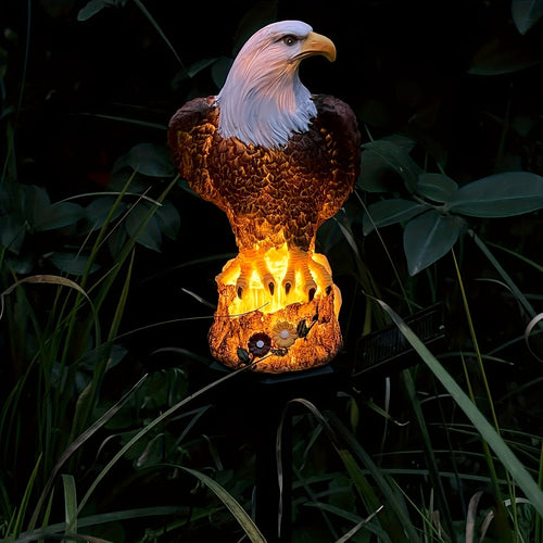SolarGlow Eagle - Stilig Sollampe for Hagebelysning | Luvikno