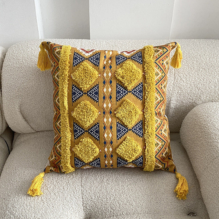 Boho fôret frynse kast puteomslag | Luvikno