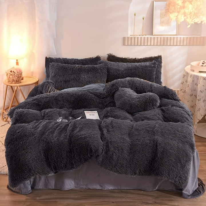 Luvikno | Luksuriøst Fløyels Duvet Dekkesett for Ultimat Komfort