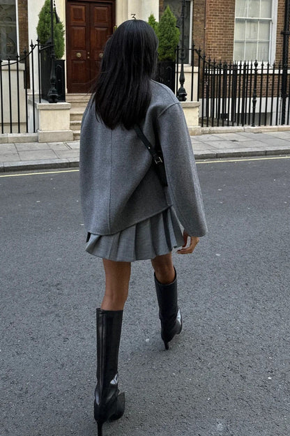 Luvik | Tupla- nappinen villa- takki