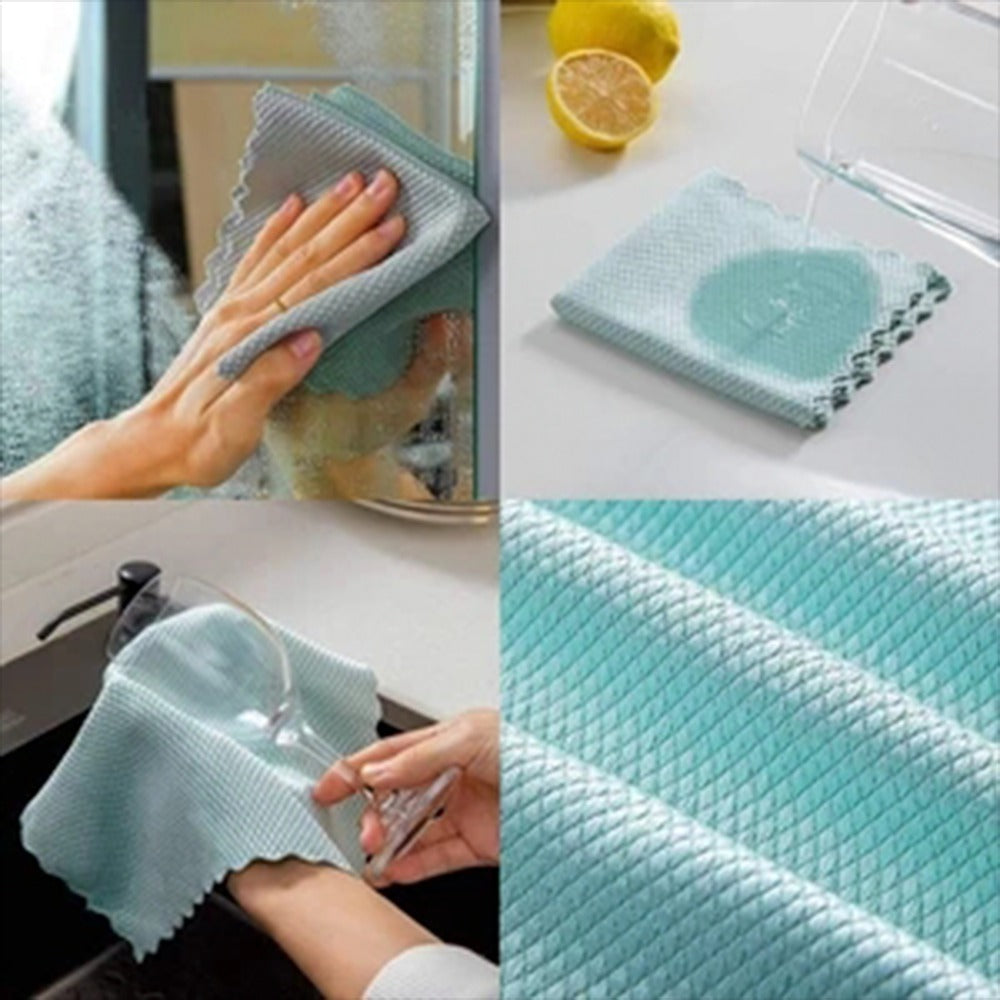 Fiskeskala Mikrofiber Poleringsrengjøringsklut | Luvikno