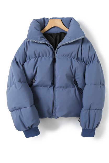 Luvik | monipuolinen kapea löysä lyhyt puuvillatakki