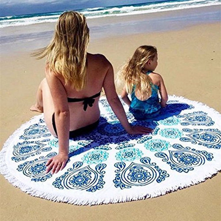 Dame stor strandligger med Hamburger-design Luvikno
