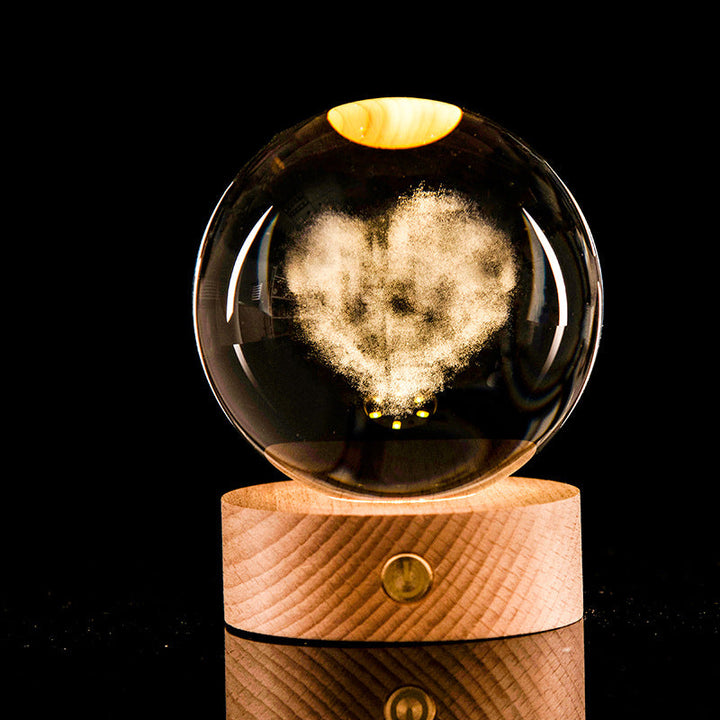 Galaxy Crystal Ball Lamp | Luvikno