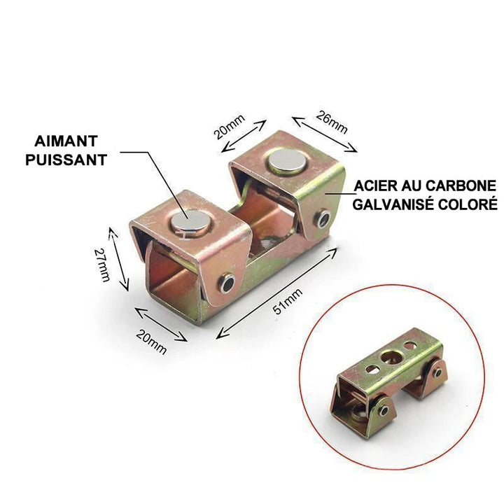 Justerbar V Magnetisk Støtte for Sveising (2 deler) | Luvikno