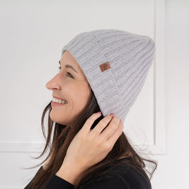 CozyMerino Beanie - Luksus Merinoullhatt for Damer Luvikno