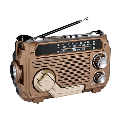 Solenergidrevet radio for camping | Luvikno