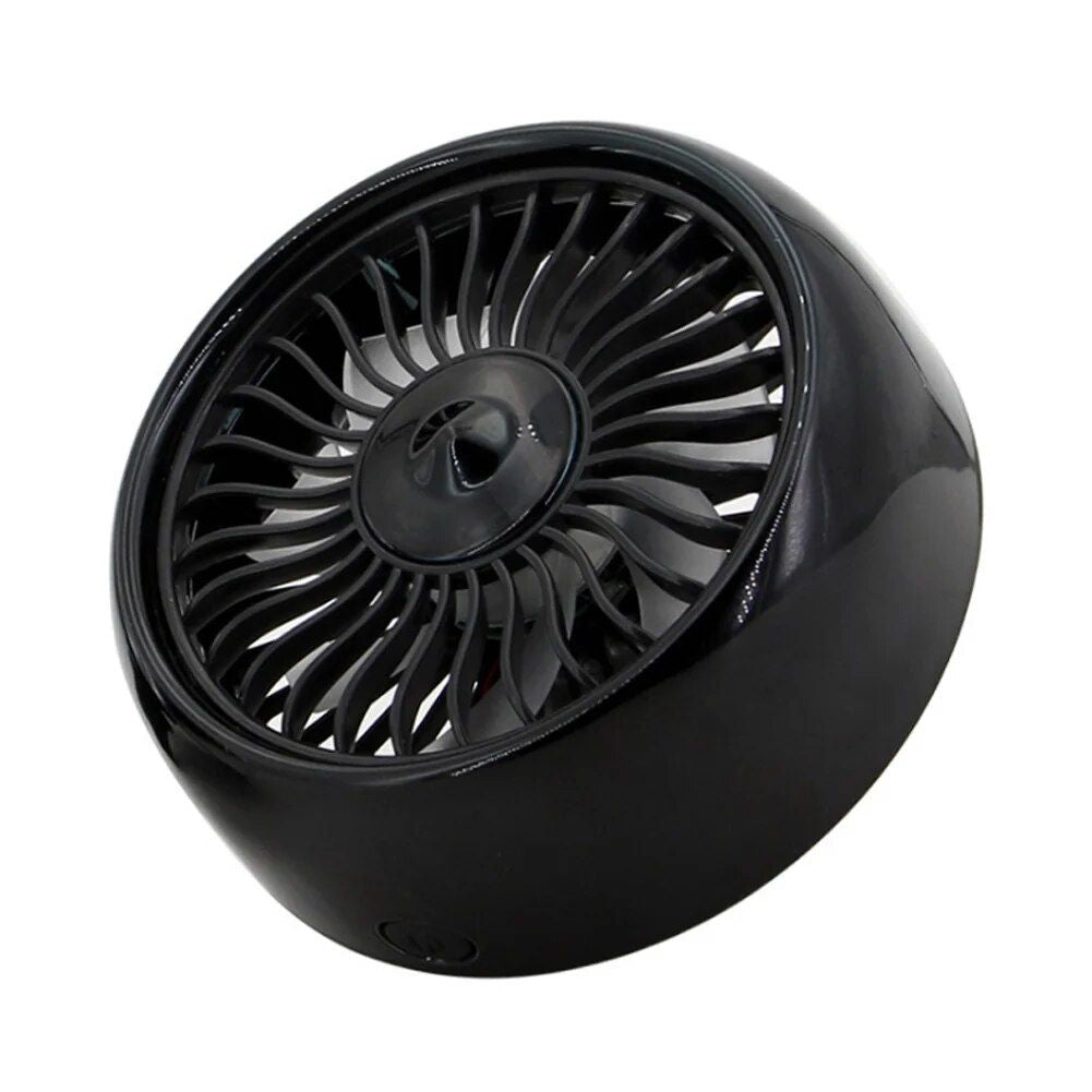 USB Bil Ventilator med 3 Hastigheter & Fargerik LED Lys | Luvikno